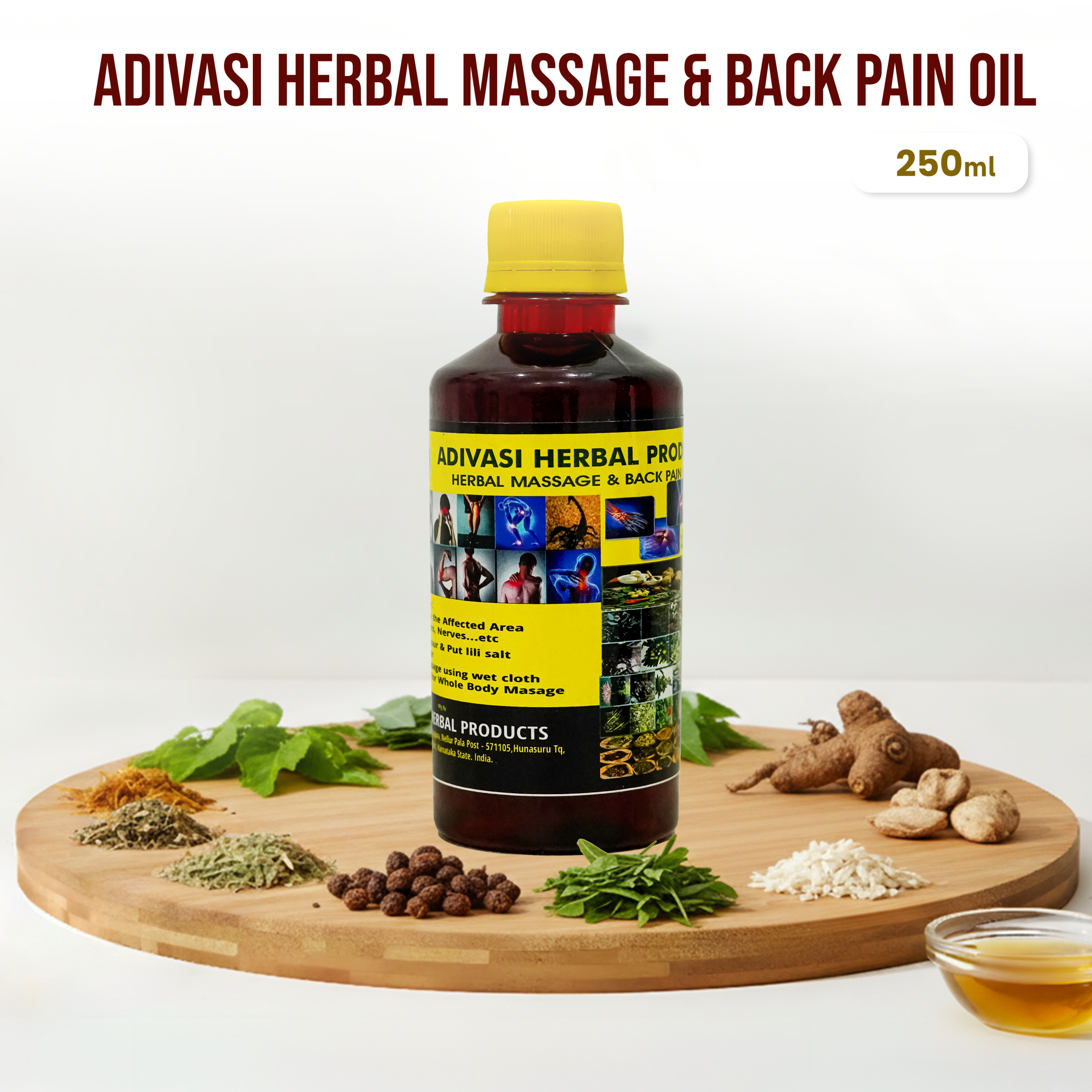 Adivasi Herbal Massage & Back Pain Oil