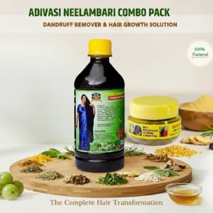 Original Adivasi Hair Oil & Herbal Powder Combo